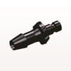 Bayonet Male Connector, Barbed, Black -- BC631