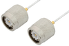 TNC Male to TNC Male Cable 24 Inch Length Using PE-SR047FL Coax - PE34280-24 - Pasternack