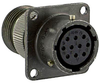 Circular Connector, Receptacle, Size 10, 5 Position, Wall; Product Range Amphenol Industrial - 81K3813 - Newark, An Avnet Company