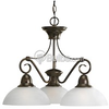 Three-Light Chandelier Fixture - P4579-20 - bulbs.com
