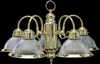 6427-5-2 Mid. Chandeliers-Glass Down - 304486 - Capital Lighting, Inc.