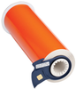 Brady B-595 Orange Vinyl Thermal Transfer Continuous Thermal Transfer Printer Label Roll - 10 in Width - 50 ft Length - 13613 - 754473-13613 - R. S. Hughes Company, Inc.