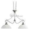 Two-Light Linear Chandelier Fixture - P4513-09 - bulbs.com