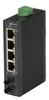 Hardened Mini Industrial Switch, 5-Port (4-to-1); (4) 10-/100-Mbps Copper + (1) 100-Mbps Fiber, Multimode, ST - LBH120A-H-ST - Visual Sound, Inc.