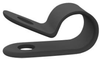 Cable Clamp, 0.25, Pa 6.6, Black, Screw; Cable Clamp / Clip Type Essentra Components - 66AJ5072 - Newark, An Avnet Company
