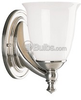 One-Light Wall Bracket Light Fixture - P3027-09 - bulbs.com