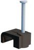Cable Clamp, Nail-In, Polyethylene/black; Cable Clamp / Clip Type Essentra Components - 66AJ5228 - Newark, An Avnet Company