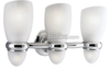 Three-Light Wall Bracket Light Fixture - P3264-15 - bulbs.com