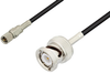 10-32 Male to BNC Male Cable 24 Inch Length Using RG174 Coax -- PE3C3275-24 - Image