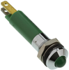 Led Panel Mount Indicator, Satin Chrome Bezel, Green, 8 Mm, 12 Vdc, 20 Ma, 32 Mcd, Ip67 Rohs Compliant Cml Innovative Technologies - 26M6071 - Newark, An Avnet Company