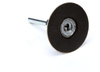 Standard Abrasives 546056 Soft Black TR Quick Change Disc Pad - 2 in DIA - 1/4 in Shank - Shank Thread Attachment - 32708 - 051115-32708 - R. S. Hughes Company, Inc.