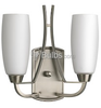 Two-Light Wall Sconce Light Fixture - P7127-09 - bulbs.com