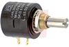 Pot;Hybrid;Rest 5 Kilohms;Panel;3 Turns;Pwr-Rtg 1W;Shaft Dia 0.25in - 70089261 - Allied Electronics, Inc.