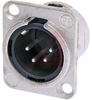Connector, Receptacle, 4 Poles, Male, Nickel Housing - 70088284 - Allied Electronics, Inc.