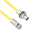 Halogen Free Cable Assembly TRB 3-Slot Plug to Insulated Bulk Head 3-Lug Cable Jack .245