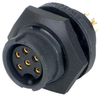Connector, Receptacle, 6 Pin, Panel Mount; Product Range Switchcraft/conxall - 33R2665 - Newark, An Avnet Company