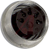 connector,circular din,female panel recept,rear mt,5sdin silver-pltd solder cont - 70013400 - Allied Electronics, Inc.