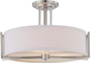 Semi-Flush Mts.-Drum Shade - 340642 - Light Center (The)