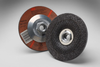 3M Aluminum Oxide Depressed-Center Wheel - 24 Grit Very Coarse Grade - 4 1/2 in Diameter - Thickness 1/4 in - 92314 -- 051135-92314 - Image