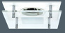 Stellos Downlight w/Susp. Glass - 1177, 1377, 1577 - USAI Lighting