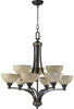 620-9-95 Mid. Chandeliers-Glass Up - 741293 - Capital Lighting, Inc.