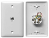 Datacommunication Face Plate with Jack - NS735W - Hubbell Incorporated