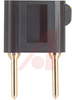 Pin Tip, Shorting Bar; Black; 5 A; 3000V (RMS) (Max.); degC (Max.); 0.08 in. - 70198012 - Allied Electronics, Inc.