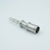 MS Series, Multipin Feedthrough, 6 Pins, 700 Volts, 10 Amps per Pin, 0.056″ Dia Conductors, w/ Air-side Connector, 1.18″ QF / KF Flange - A0197-8-QF - MPF Products, INC.