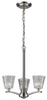 31177/3 Mini Chandeliers-Glass Shade - 345428 - Capital Lighting, Inc.