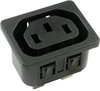 Connector, Iec Power Entry, Socket, 10A; Iec Connector Type Schurter - 92B7186 - Newark, An Avnet Company