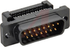 AMPLIMITE HDF-20 Connector, Plug, 15 Pos., IDC, 28-26AWG, All Plastic - 70041267 - Allied Electronics, Inc.