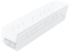 Akro-Mils 123 cu in Clear Industrial Grade Polymer Shelf Storage Bin - 17 7/8 in Length - 4 1/8 in Width - 4 in Height - 1 Compartments - 30128SCLAR -- 30128SCLAR - Image