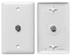 Datacommunication Face Plate with Jack - NS750W - Hubbell Incorporated