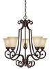 3585CB-287 Mid. Chandeliers-Glass Up - 431410 - Capital Lighting, Inc.
