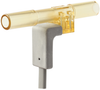 26PC Flow-Through Series, compensated/unamplified, gage, 0 psi to 100 psi, flow through, long ends port -- 26PCFFP5G - Image