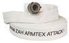 Armtex® Attack™ 100 ft Available Lengths, 1 1/2 in. Size, and NPSH Coupling Type White Lightweight Lined Fire Hose|Master File -- AA150W100-NP150 - Image