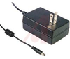 POWER SUPPLY, AC-DC, EXTERNAL, GREEN, 18W, 12V, 1.5A 2 POLE USA PLUG -- 70069894