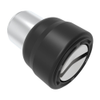 Captive Screw, M6 X 1.0, Press-in, Slotted Recess, Smooth Black Knob - 47-90-601-61 - Southco