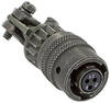 Circular Connector, Receptacle, Size 8, 3 Position, Cable; Military Specification Amphenol Industrial - 85C4106 - Newark, An Avnet Company