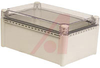 Enclosure; Polycarbonate Plastic; LightGray; Clear Cover; UL Listed, NEMA -- 70148573
