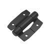 Constant Torque Hinge, Heavy Duty, Asymmetric, Forward Torque 3.9 N⋅m, Reverse Torque 0, Aluminum Alloy, Powder Coat, Black - E6-10-635F0-50 - Southco