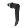 Quarter-Turn Cam Latch, L-handle, Spring-return Actuator, Not Sealed, Zinc Alloy, Powder Coat, Black - E5-9-705-TR0 - Southco
