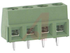 Connector, Terminal Block; Wire Receptacle; 4 Pos.; 16-30 AWG; 0.197 in. CL; Sid - 70086278 - Allied Electronics, Inc.