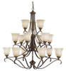 Large Chandeliers-Glass Shade - 83223 - Light Center (The)