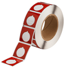 Push Button Labels for Thermal Transfer Printers - THTEP169-593-.25RD - Brady Corporation