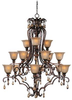 22268EMFL Large Chandeliers-Glass Shade - 408679 - Capital Lighting, Inc.
