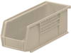 Akro-Mils Akrobin 30 lb Stone Industrial Grade Polymer Hanging / Stacking Storage Bin - 10 7/8 in Length - 4 1/8 in Width - 4 in Height - 1 Compartments - 30224 STONE - 30224 STONE - R. S. Hughes Company, Inc.