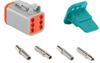 Automotive Connector, 6Pos, Plug, 13A; Product Range Amphenol Sine/tuchel - 26Y7030 - Newark, An Avnet Company