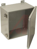 Enclosure;NEMA 12,13;Industrial;16 ga.Steel;Hinged Cover;Inner Panel;10x10x6in -- 70165130
