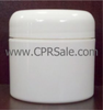Airless Bottle, Matte Silver Cap, Clear Body, 15 mL -- CPR06SSC - MSX015 - Image
